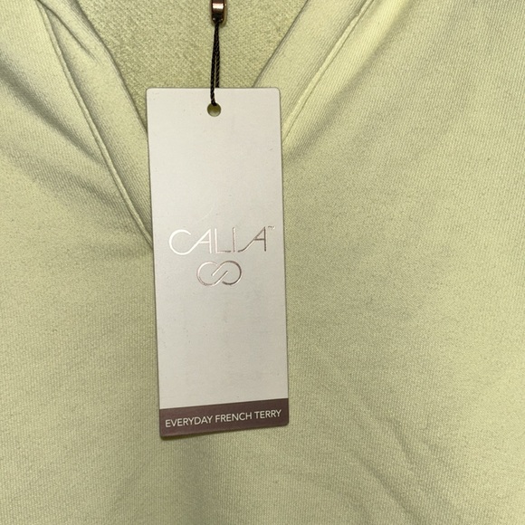 Calia everyday French terry lemon sorbet sweatshirt - Picture 4 of 7